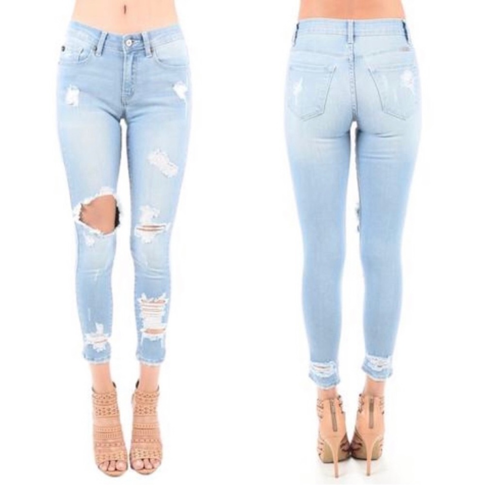 KanCan Estilo distressed jeans